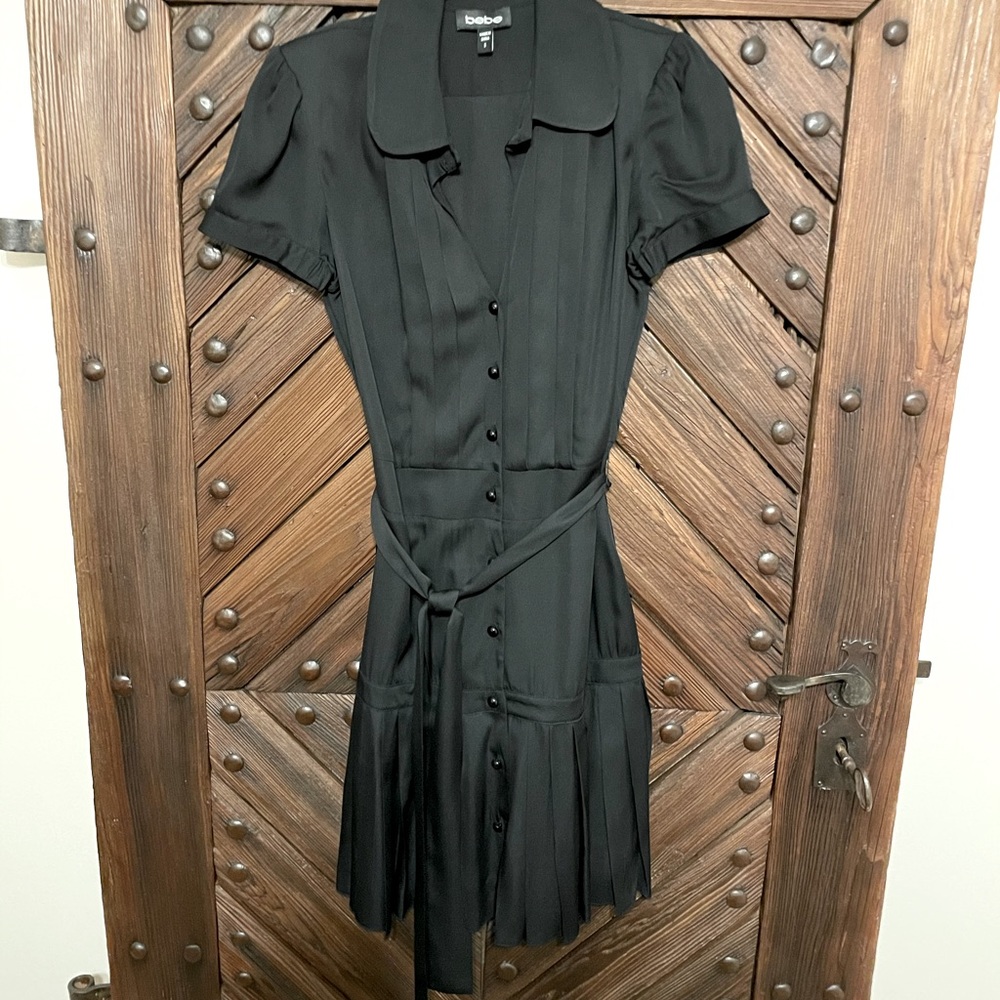Retro style silk BEBE dress